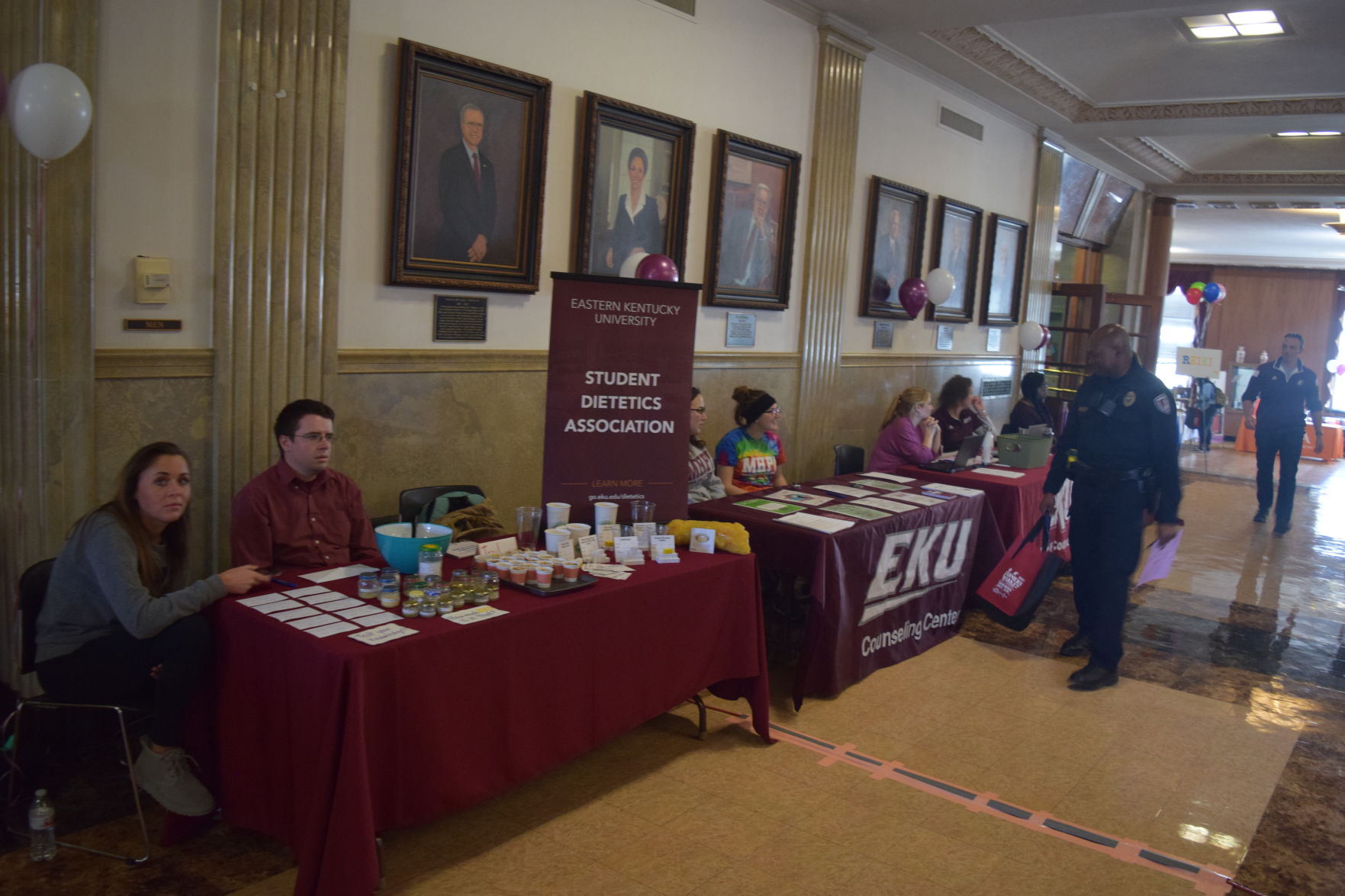 Health fair booths